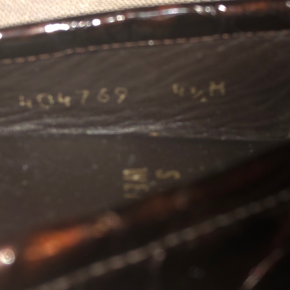 Stuart Weitzman Croc Patent Driving Mocs Shoes 4.5 - Picture 8 of 8